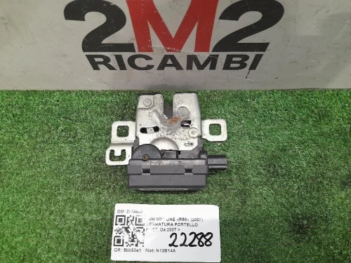 Serratura Portello POST 2754528 Mini MINI ONE R56 2007