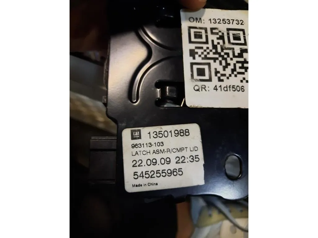 Serratura Portello POST 13501988 Opel Insignia A 2009