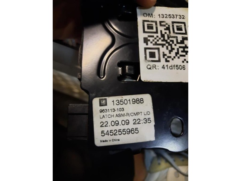 Serratura Portello POST 13501988 Opel Insignia A 2009