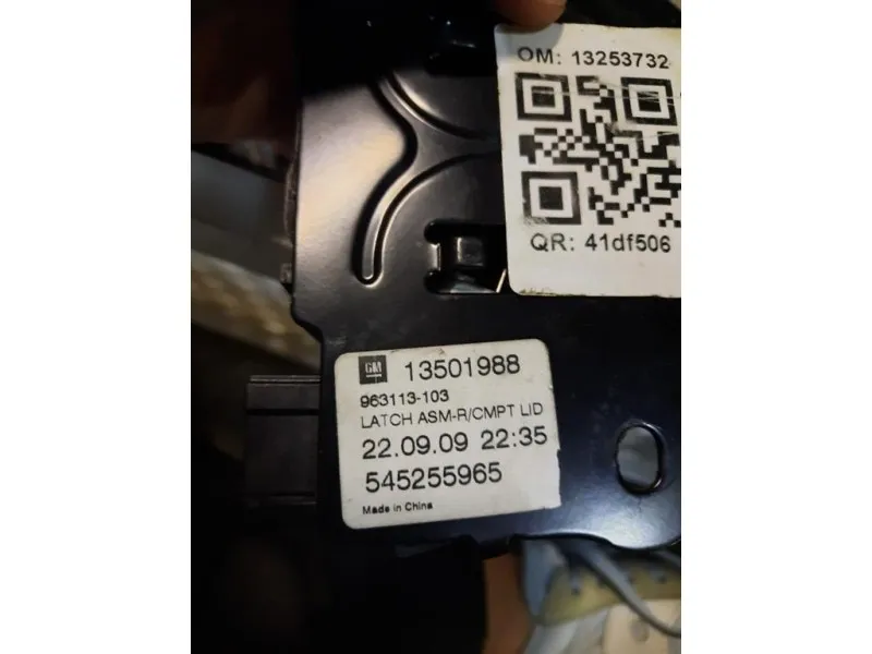 Serratura Portello POST 13501988 Opel Insignia A 2009