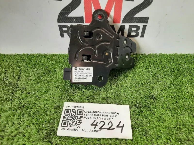 Serratura Portello POST 13501988 Opel Insignia A 2009
