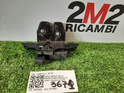 Serratura Portello POST 13508110 Opel Mokka 2013