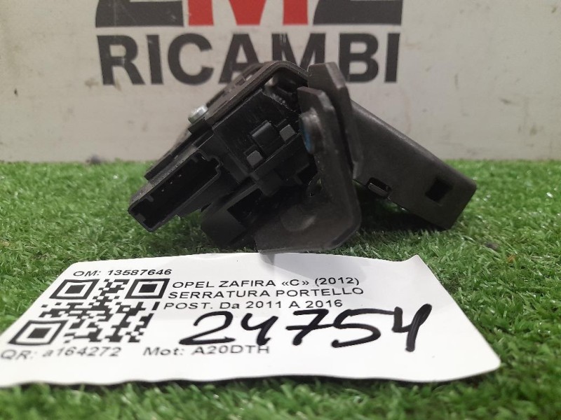 Serratura Portello POST 13587646 Opel Zafira C 2012