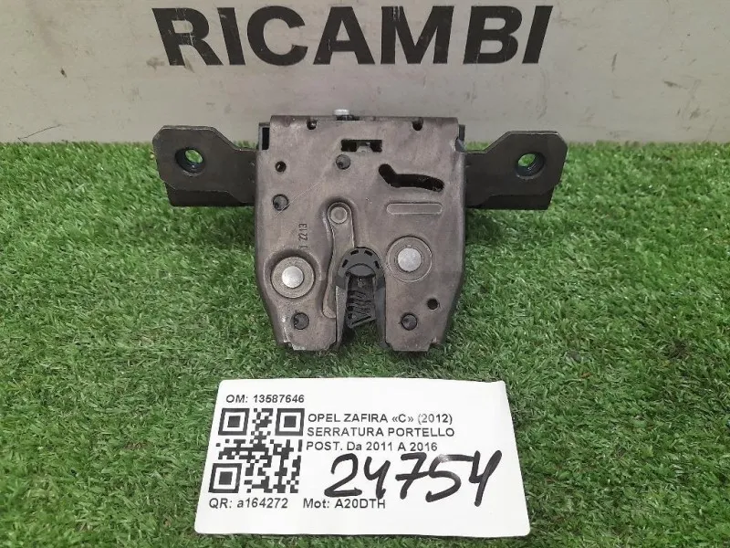 Serratura Portello POST 13587646 Opel Zafira C 2012