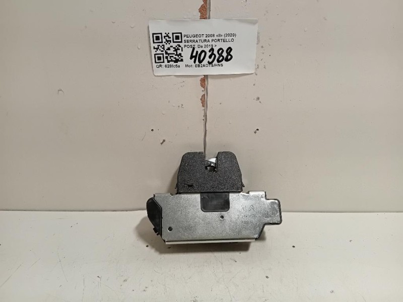 Serratura Portello POST Peugeot 2008 II 2020
