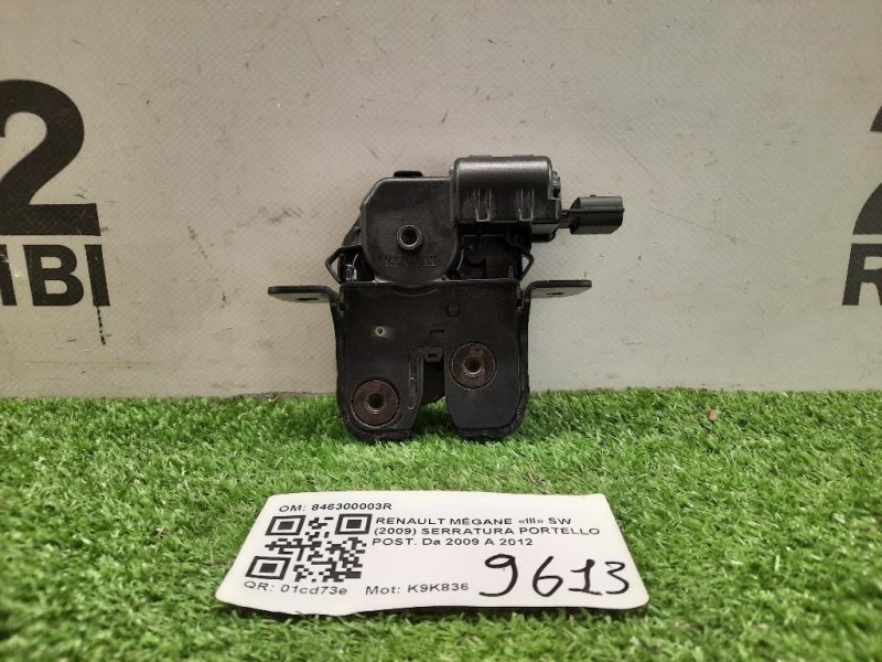 Serratura Portello POST 846300003R Renault Mégane III SW 2009