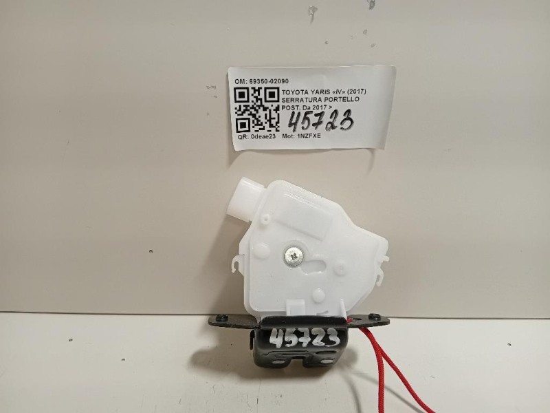 Serratura Portello POST 69350-02090 Toyota Yaris IV 2017
