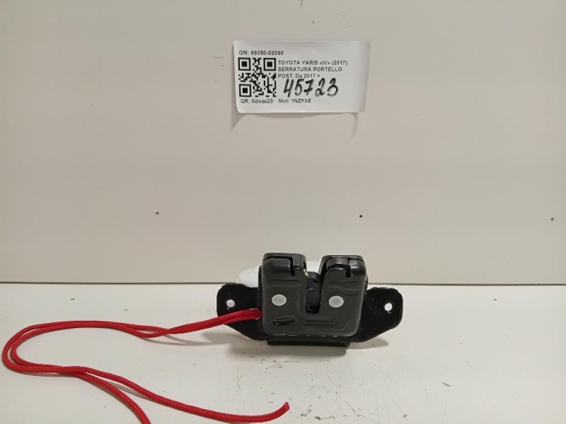 Serratura Portello POST 69350-02090 Toyota Yaris IV 2017