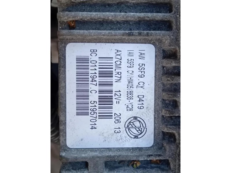 Motore Completo 169A4000 69 CV 51 KW Lancia Ypsilon III 2011