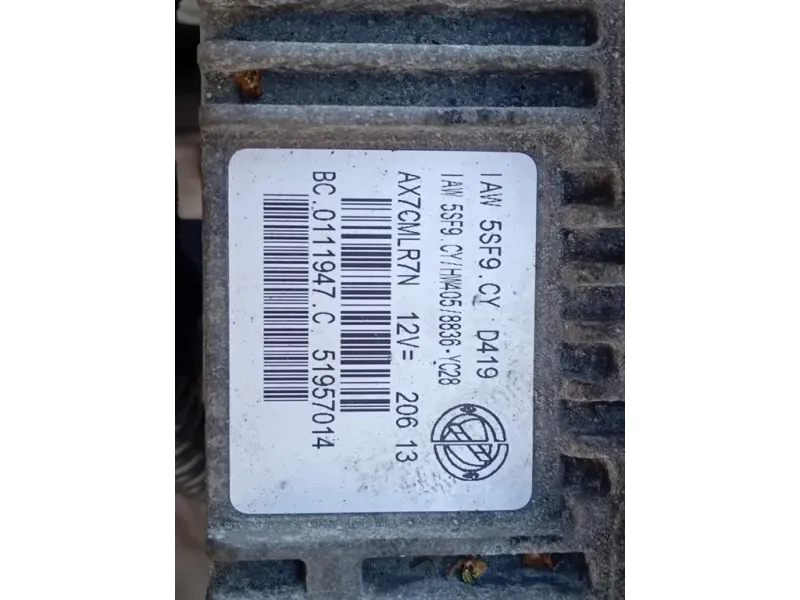 Motore Completo 169A4000 69 CV 51 KW Lancia Ypsilon III 2011