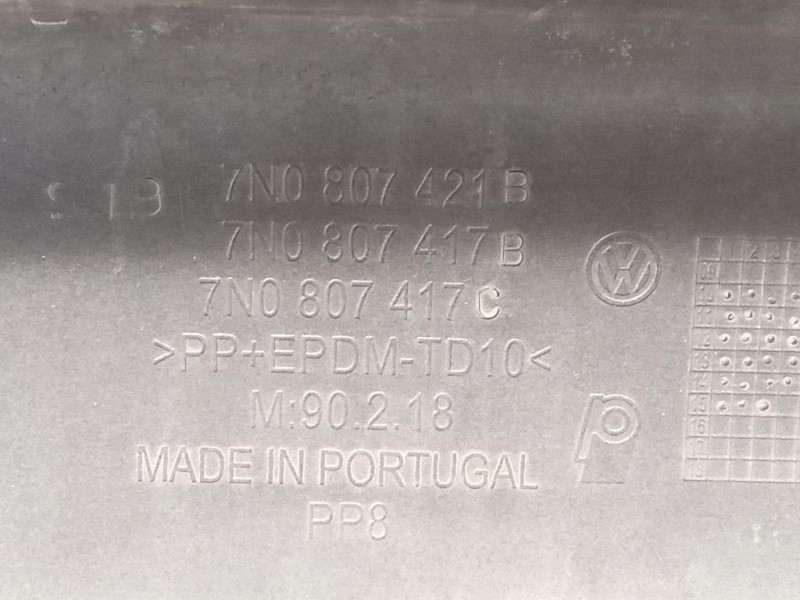 Paraurti POST 7N0807421B Volkswagen Sharan IV 2010