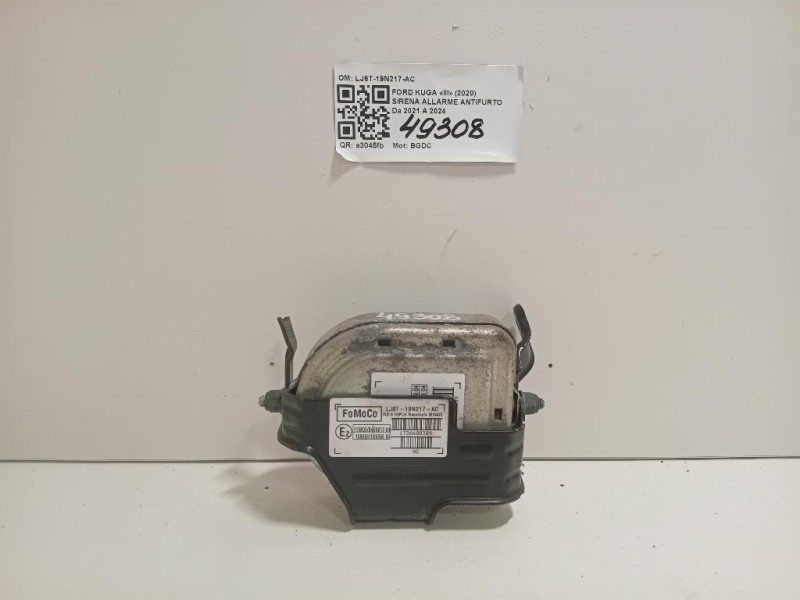 Sirena Allarme Antifurto LJ6T-19N217-AC Ford KUGA III 2020