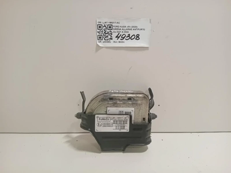 Sirena Allarme Antifurto LJ6T-19N217-AC Ford KUGA III 2020