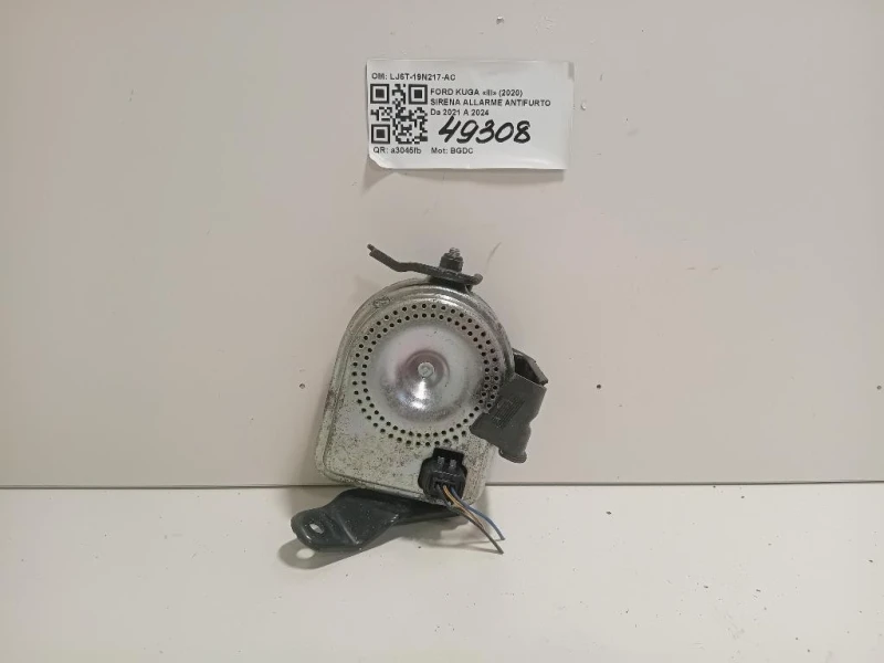 Sirena Allarme Antifurto LJ6T-19N217-AC Ford KUGA III 2020