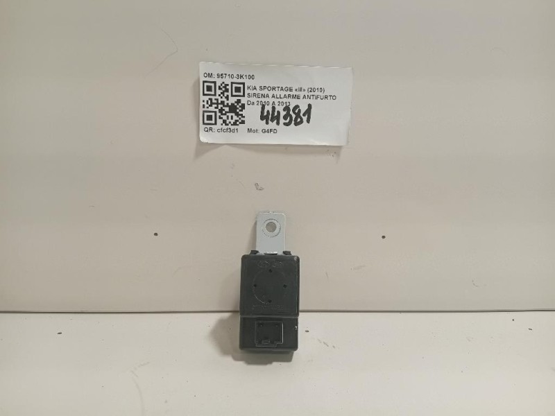 Sirena Allarme Antifurto 95710-3K100 Kia Sportage III 2010