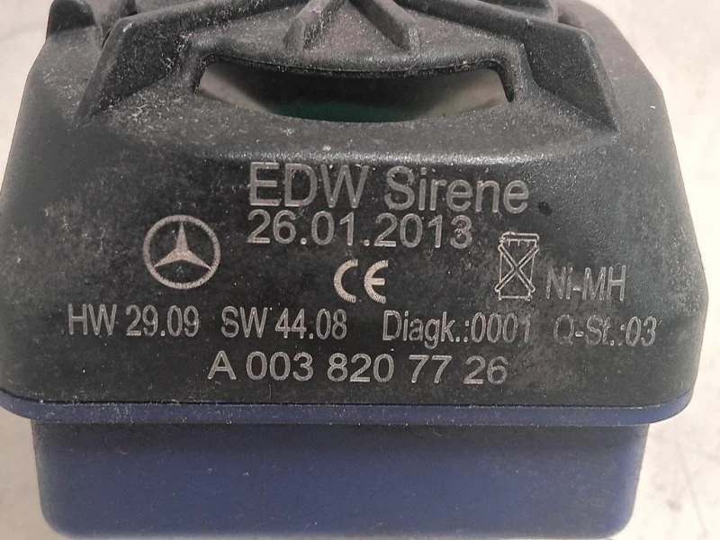 Sirena Allarme Antifurto A0038207726 Mercedes Classe E W212 2013