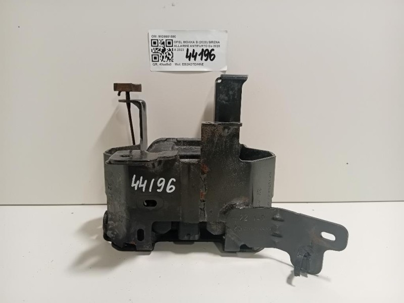 Sirena Allarme Antifurto 9826651580 Opel Mokka B 2020