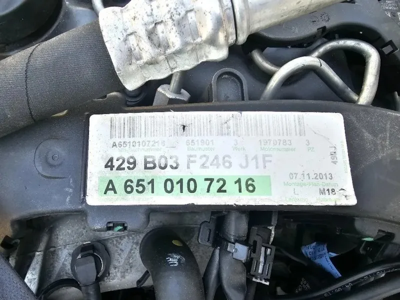 Motore Completo 691901 109 CV 80 KW Mercedes Classe B W246 2012