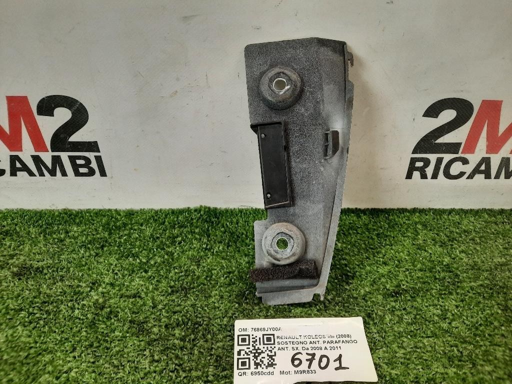 Sostegno ANT Parafango ANT SX 76869JY00A Renault Koleos I 2008