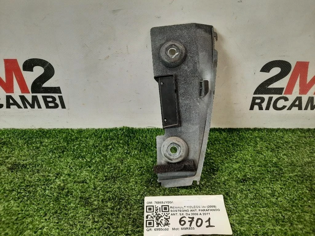 Sostegno ANT Parafango ANT SX 76869JY00A Renault Koleos I 2008