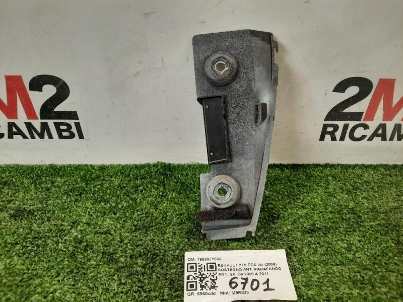 Sostegno ANT Parafango ANT SX 76869JY00A Renault Koleos I 2008