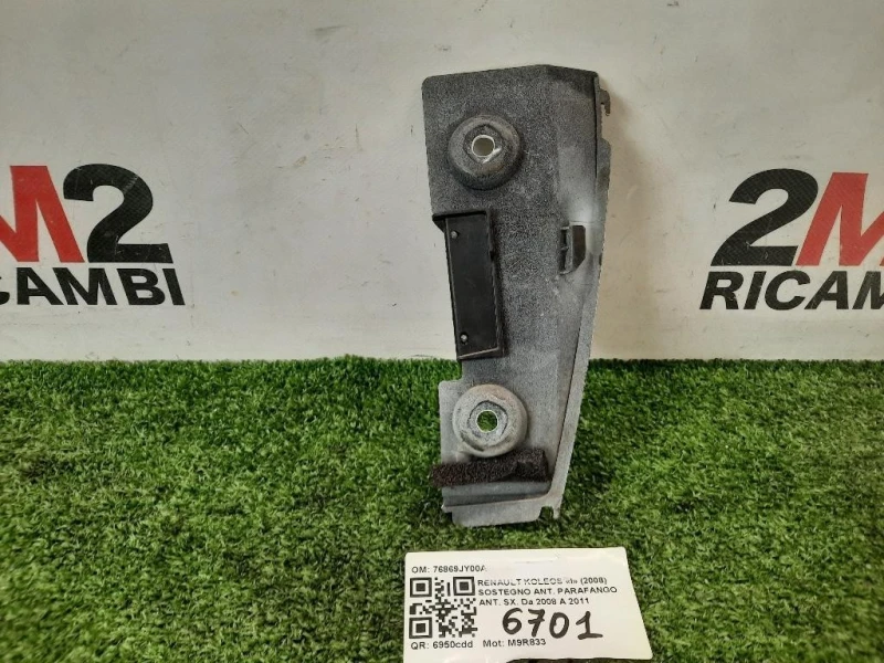 Sostegno ANT Parafango ANT SX 76869JY00A Renault Koleos I 2008