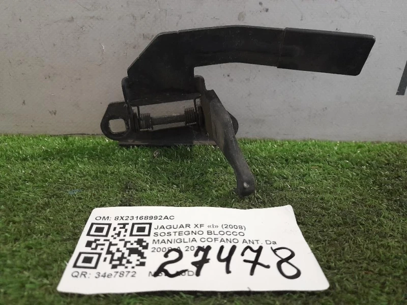 Sostegno Blocco Maniglia Cofano ANT 8X23168992AC Jaguar XF I 2008