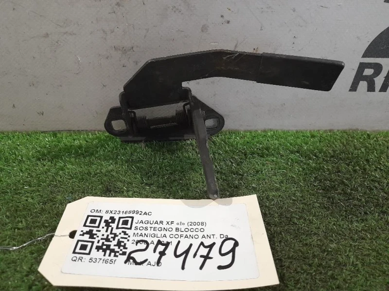 Sostegno Blocco Maniglia Cofano ANT 8X23168992AC Jaguar XF I 2008
