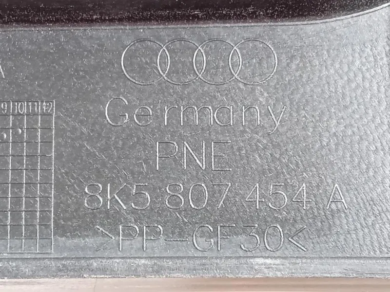 Sostegno Interno Paraurti POST DX 8K5 807 454 A Audi A4 8K2 2012