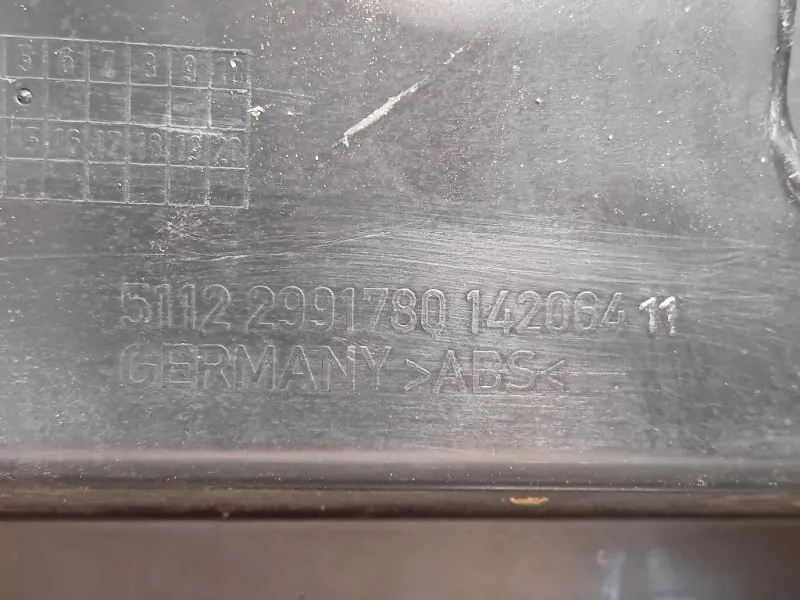 Sostegno Interno Paraurti POST DX 5112 2991780 Bmw X1 E84 2010