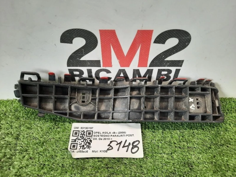 Sostegno Paraurti POST DX 93193197 Opel Agila B 2008