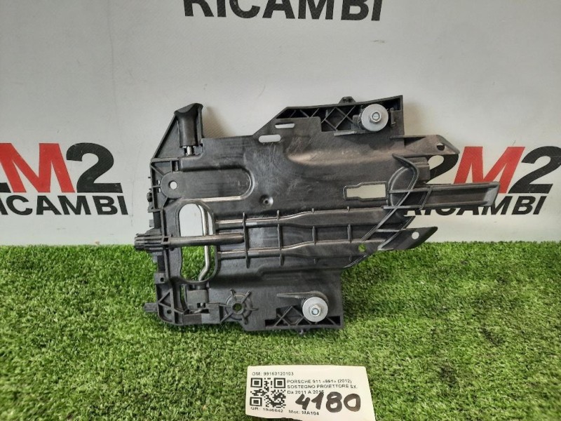 Sostegno Proiettore SX 99163120103 6913112830 PIASTRA GUIDA SEDE Porsche 911 991 2012