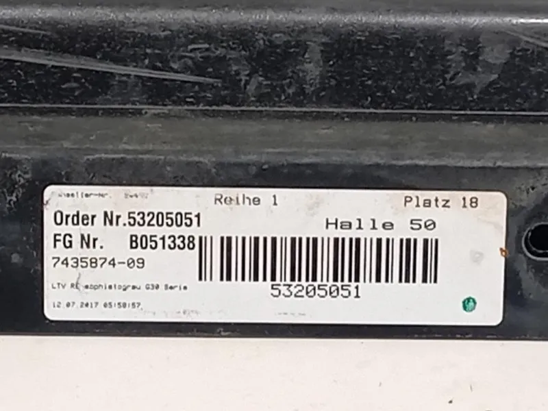 Sottoporta Parte Centrale DX 5177738733851777387348 Bmw Serie 5 G30 Berlina 2016