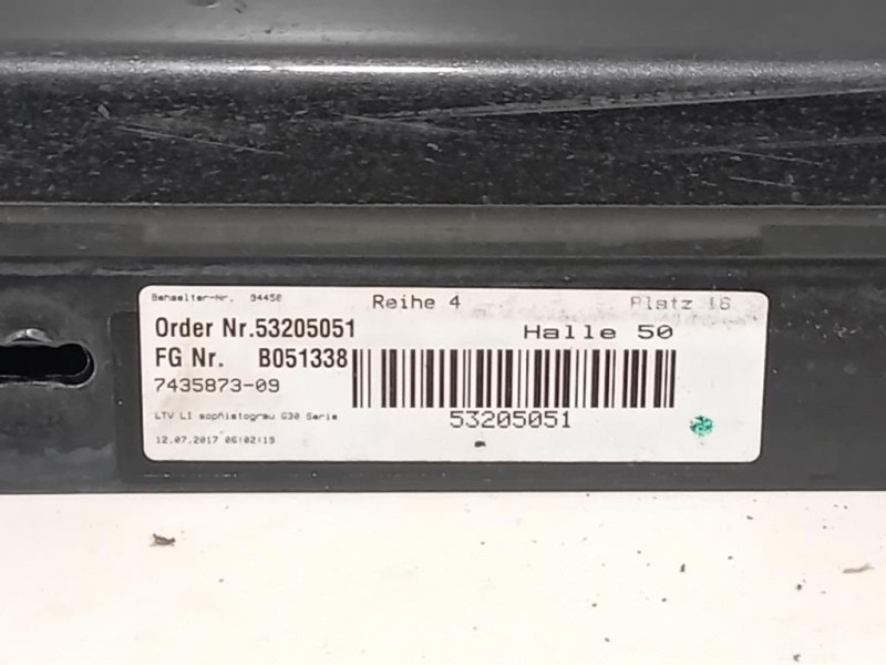 Sottoporta Parte Centrale SX 5177738734751777387337 Bmw Serie 5 G30 Berlina 2016