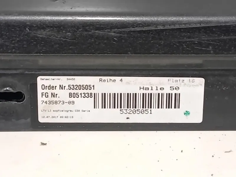 Sottoporta Parte Centrale SX 5177738734751777387337 Bmw Serie 5 G30 Berlina 2016