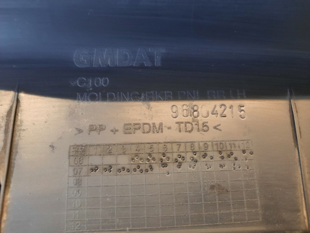 Sottoporta Parte POST SX Chevrolet Captiva I 2007