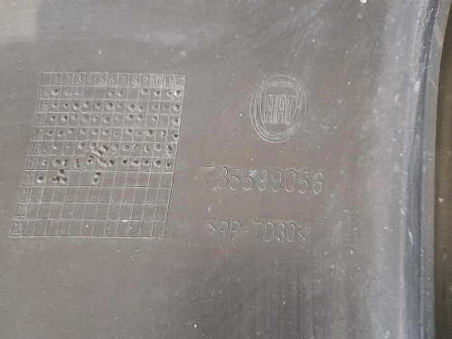 Paraurti SUP POST 735599051 Fiat Panda III 2012