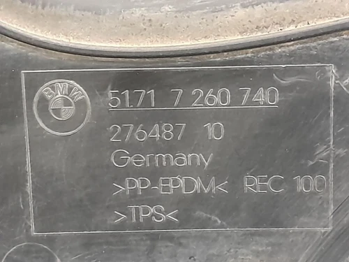 Passaruota Parte ANT ANT DX 7260740 Bmw Serie 3 F30 Berlina 2012