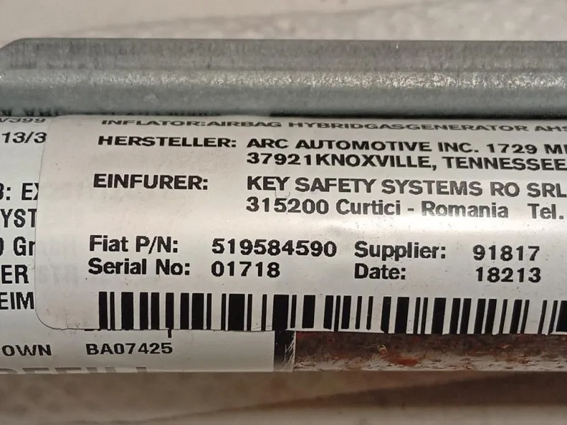 Air-bag A Tendina DX 519584590 Fiat 500L 2013