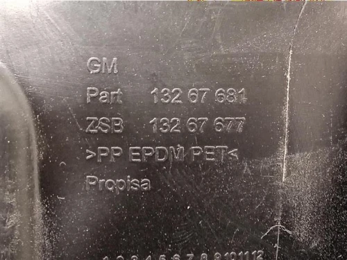 Passaruota Parte POST ANT DX 13267671 Opel Meriva B 2014