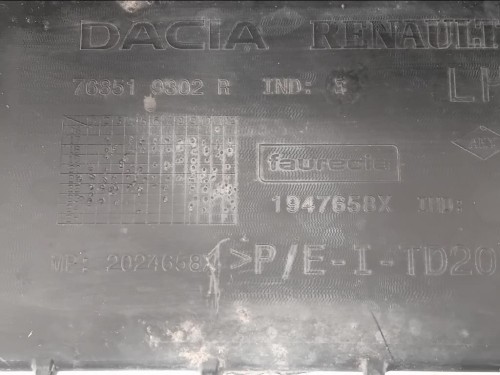 Sottoporta SX 769528307 Dacia Duster II 2021