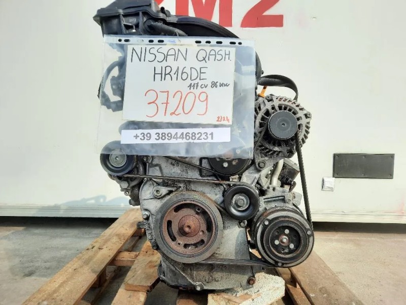Motore Completo HR16DE 117CV 86KW Nissan Qashqai+2 2010