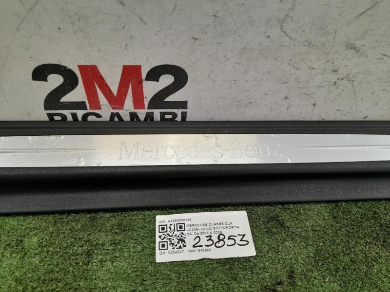 Sottoporta SX A2096800135 Mercedes Classe CLK C209 2003