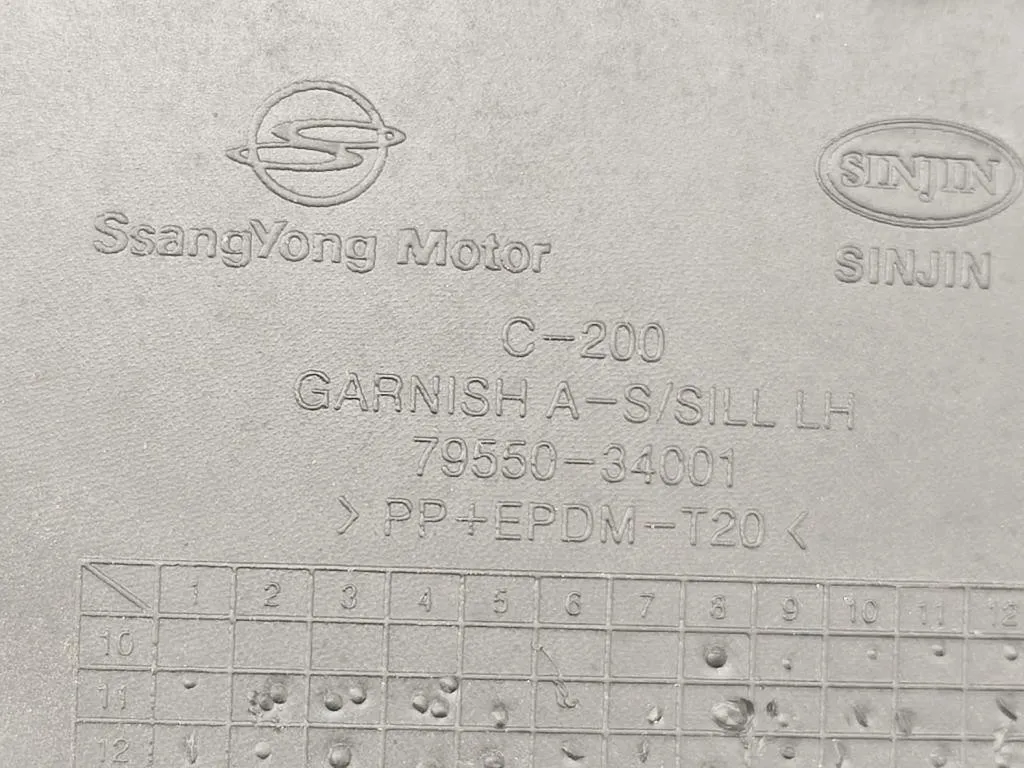 Sottoporta SX 79550-34001 Ssangyong Korando III 2011