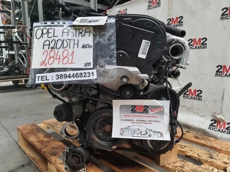 Motore Completo A20DTH 160CV 118KW Opel Astra J 2010