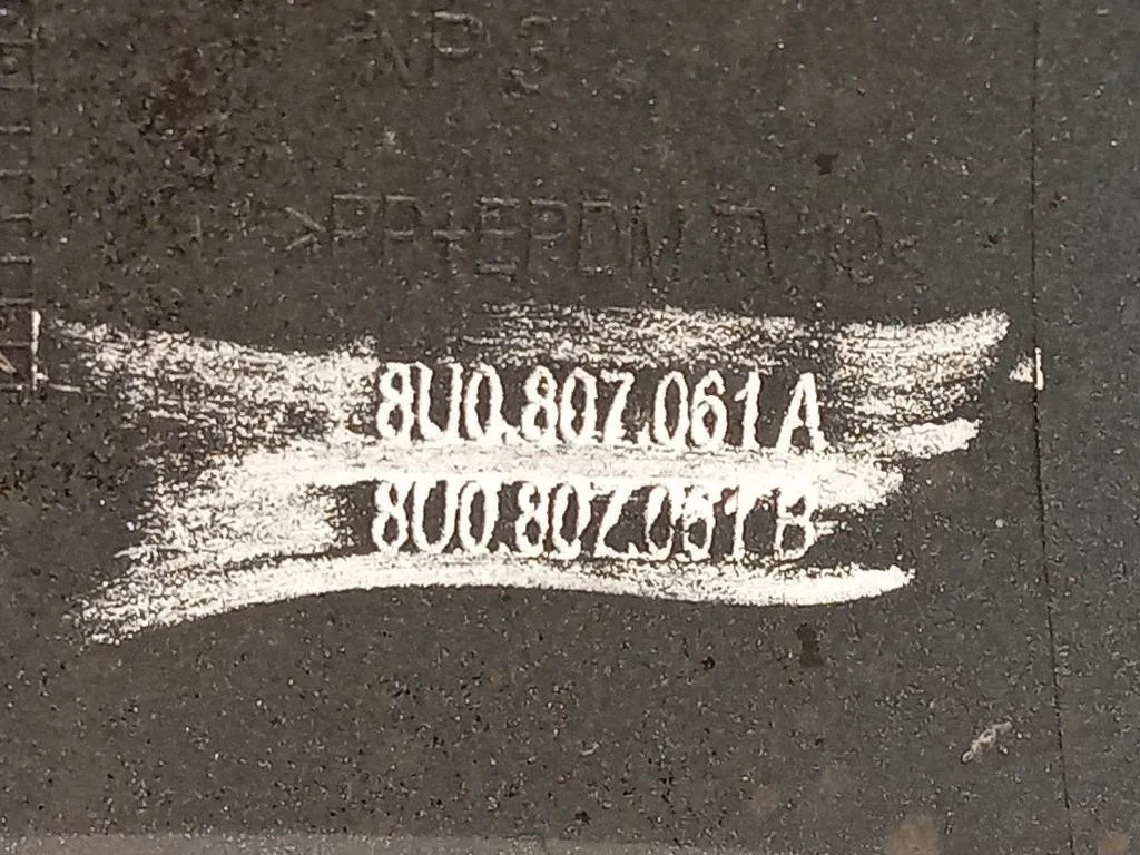 Spoiler Centrale Paraurti ANT 8U0807061 Audi Q3 8UB 2012