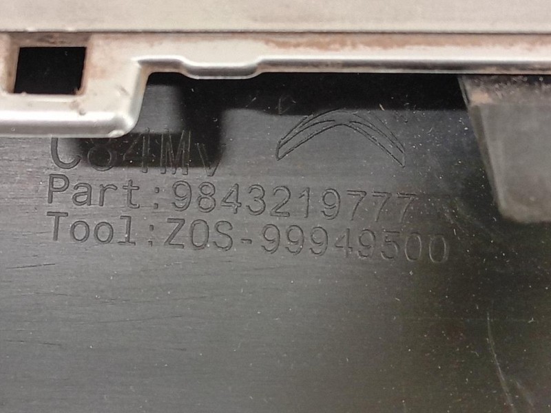 Spoiler Centrale Paraurti ANT 9843219777 Citroen C5 Aircross 2018