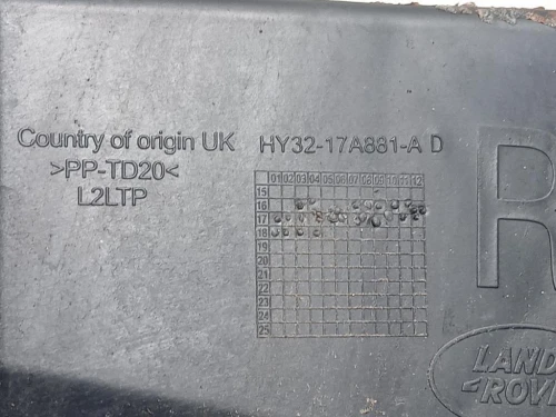 Assorbitore Paraurti POST DX HY32-17A881-A Land Rover Discovery V 2016