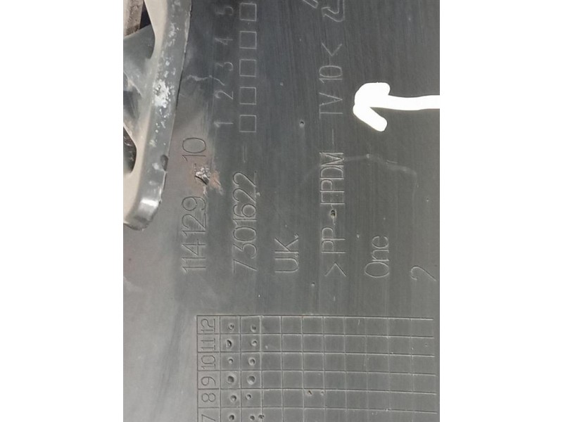 Spoiler Centrale Paraurti ANT 7301622 Mini MINI Cooper F55 2014