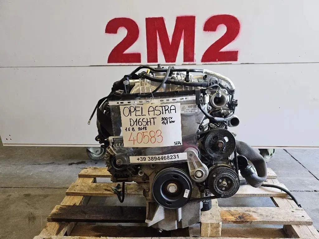Motore Completo D16SHT 200 CV 147 KW Opel Astra K 2016